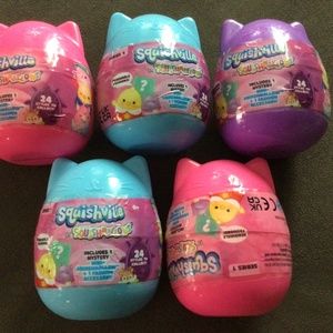 Squishmallows squishville 5pk mystery capsules
